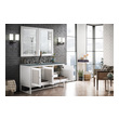 72 inch double vanity James Martin Vanity Glossy White Traditional
