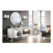 black sink cabinet James Martin Vanity Glossy White Traditional