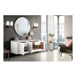 72 floating vanity double sink James Martin Vanity Glossy White Traditional