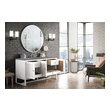 vanity and cabinet set James Martin Vanity Glossy White Traditional