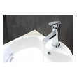 2 faucet vessel sink KubeBath Bathroom Faucets Chrome