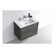 lowes bath cabinets KubeBath Gray
