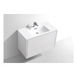 lavatory cabinet KubeBath White