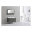 modern bathroom vanity designs KubeBath Gray