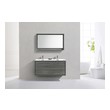 modern bathroom vanity designs KubeBath Gray