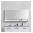 led shower mirror KubeBath Bathroom Mirrors Gloss White
