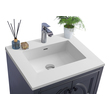vanity unit basin only Laviva Vanity + Countertop Maple Grey Traditional