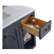 modern bathroom cabinet ideas Laviva Vanity + Countertop Maple Grey Traditional