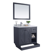 small counter top sink Laviva Vanity + Countertop Maple Grey Traditional