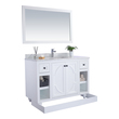 reclaimed wood bathroom cabinet Laviva Vanity + Countertop White Traditional