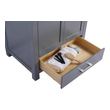 basin cabinet set Laviva Vanity + Countertop Grey Contemporary/Modern