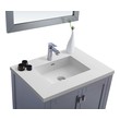 bathroom cabinet between sinks Laviva Vanity + Countertop Grey Contemporary/Modern