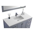 30 bathroom vanities with tops Laviva Vanity + Countertop Grey Contemporary/Modern