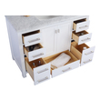 rustic wood bathroom cabinet Laviva Vanity + Countertop White Contemporary/Modern
