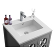 bathroom vanity with sink 30 inch Laviva Vanity + Countertop Grey Contemporary/Modern