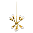 chandelier bedroom ceiling lights Lazzur Lighting Chandelier Gold Modern Linear
