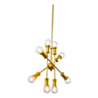 chandelier bedroom ceiling lights Lazzur Lighting Chandelier Gold Modern Linear
