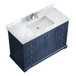 rustic bathroom sink cabinet Lexora Bathroom Vanities Navy Blue