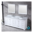 double vanity bathroom 60 inch Lexora Bathroom Vanities White