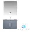 60 vanity cabinet Lexora Bathroom Vanities Dark Grey