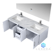 60 vanity cabinet Lexora Bathroom Vanities Glossy White