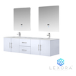 lowes small bathroom vanities Lexora Bathroom Vanities Glossy White