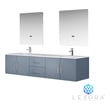 bathroom vanity with quartz top Lexora Bathroom Vanities Dark Grey