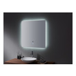 wall mirror with drawers Lexora LED Mirrors