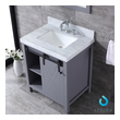 single sink vanity 30 inches Lexora Bathroom Vanities Dark Grey
