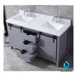 60 single sink vanity Lexora Bathroom Vanities Dark Grey