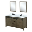 best wood for bathroom vanity Lexora Bathroom Vanities Rustic Brown