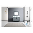 60 inch vanities with one sink Lexora Bathroom Vanities Dark Grey