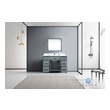 60 inch vanities with one sink Lexora Bathroom Vanities Dark Grey