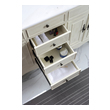 30 inch vanity cabinet only Modetti White Pearl Traditional