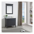 dark bathroom cabinets Modetti Charcoal Gray Transitional