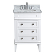 vintage bathroom vanity for sale Modetti Pure White Transitional