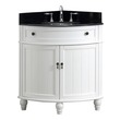 one sink long vanity Modetti Pure White Traditional