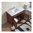 small powder room vanity ideas Modetti Single Bathroom Vanity Set Cherry Cottage