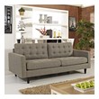 sleeper sectional sofa with storage Modway Furniture Sofas and Armchairs Oatmeal