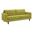 leather and cloth sectional Modway Furniture Sofas and Armchairs Wheatgrass