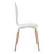 cheap table and chair set Modway Furniture Dining Chairs White