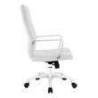 black office chair no arms Modway Furniture Office Chairs Office Chairs White