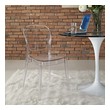 table and four chairs for sale Modway Furniture Dining Chairs Clear