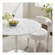 table for 8 people Modway Furniture Bar and Dining Tables White