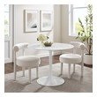 table for 8 people Modway Furniture Bar and Dining Tables White