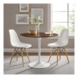 counter height dining room chairs Modway Furniture Bar and Dining Tables Walnut