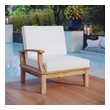 black patio sofa Modway Furniture Daybeds and Lounges Natural White