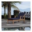 7 piece conversation patio set Modway Furniture Daybeds and Lounges Natural Navy