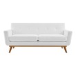 sleeper sectional near me Modway Furniture Sofas and Armchairs White