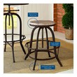cheap outdoor stools Modway Furniture Bar and Counter Stools Brown